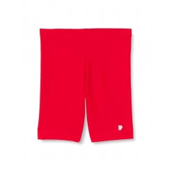 Cycliste de bain et natation pour filles - Uni rouge, tailles 4 à 14 ans