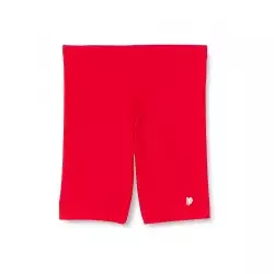 Cycliste de bain et natation pour filles - Uni rouge, tailles 4 à 14 ans