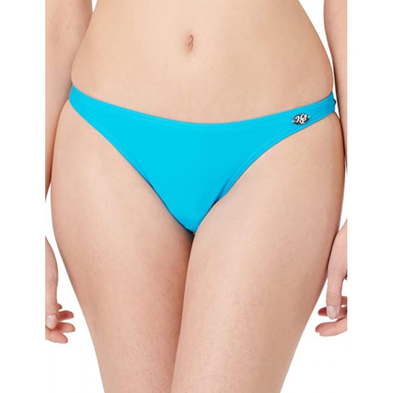 Culotte de Bain Brésilienne turquoise – Bas de Bikini Uni Femme Sexy