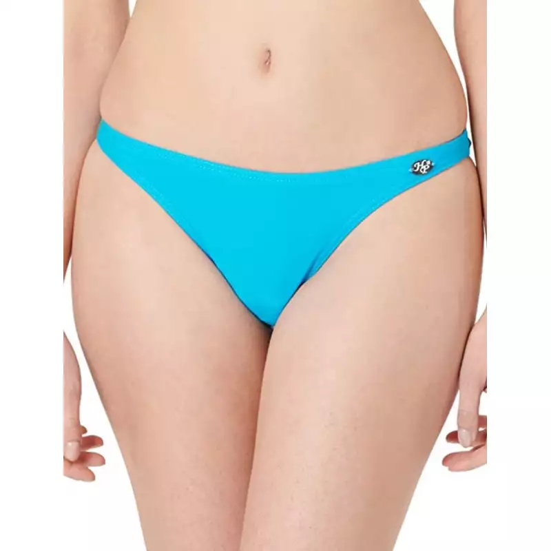 Culotte de Bain Brésilienne turquoise – Bas de Bikini Uni Femme Sexy