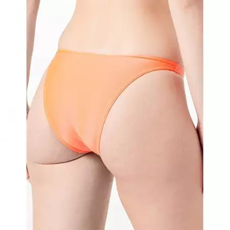 Culotte de Bain Brésilienne orange fluo– Bas de Bikini Uni Femme