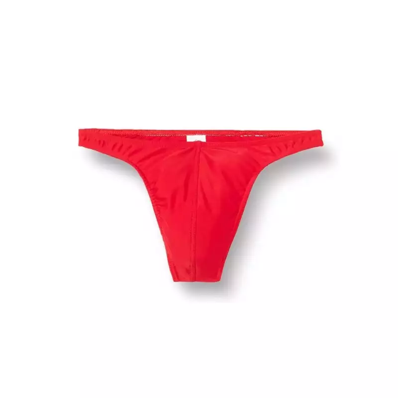String de Bain Homme Uni Rouge - Tailles 36 à 48