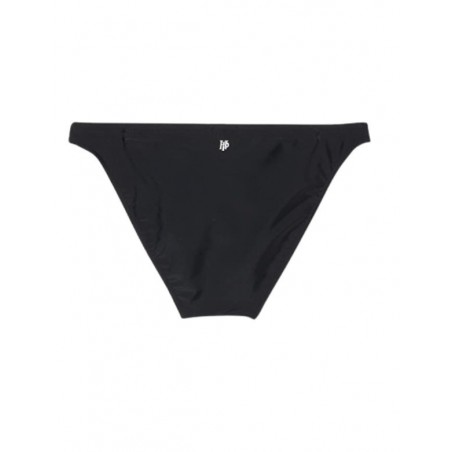 Slip de bain brésilien homme uni noir - taille 1 à 6