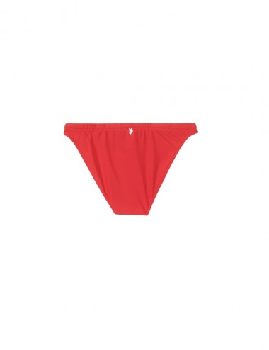 Slip de bain homme brésilien uni Rouge disponible de la taille T1 à T6