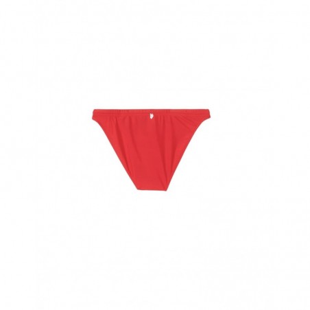 Slip de bain brésilien homme uni rouge  - taille 1 à 6