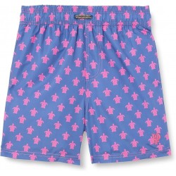 Boardshort motif Tortue Rose - Violet - Tailles S à XL