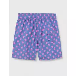 Boardshort Violet Tortue Rose pour Garçons 10-14 ans