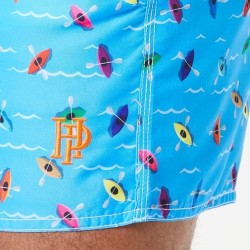 Boardshort Kayak Haute Pression - Motif kayak coloré - Tailles S à L