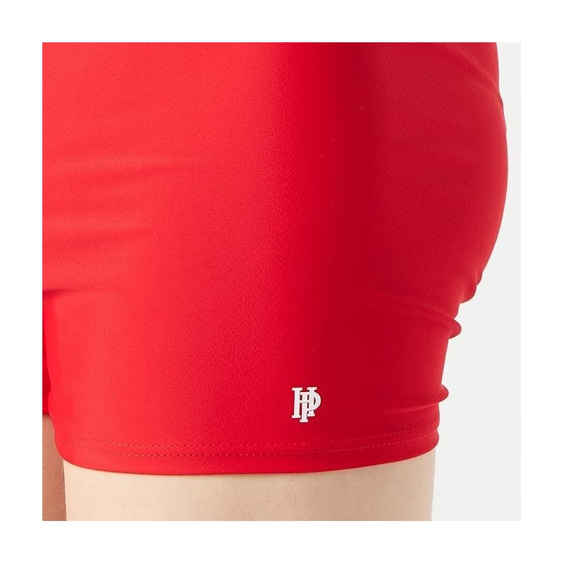 Boxer de bain homme uni Rouge basic disponible de la taille T1 à T12