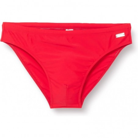 Slip de bain homme uni Rouge du 38 au 48