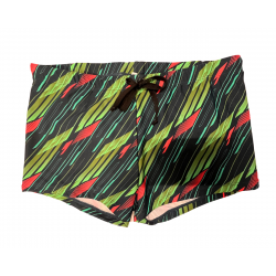 Boxer de bain homme court imprimé géométrique coloré disponible de la taille T1 à T6