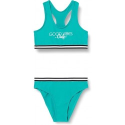 Maillot de bain fille deux pièces Vert émeraude, tailles 6 à 16 ans