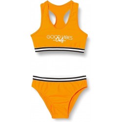 Maillot de bain fille deux pièces Jaune, tailles 6 à 16 ans