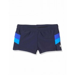 Shorty de bain garçon tricolore marine et bleu - 4 à 14 ans