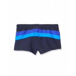 Shorty de bain garçon tricolore marine et bleu - 4 à 14 ans