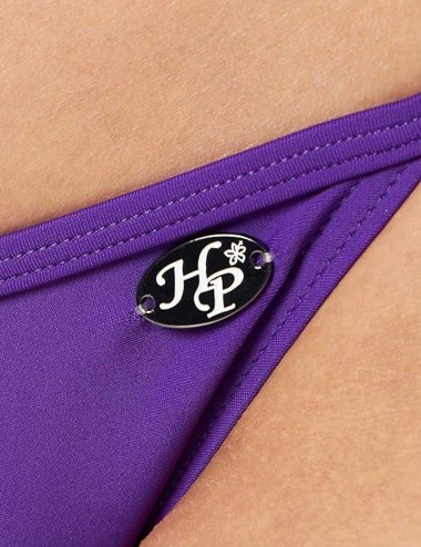 Culotte ficelle maillot de bain femme violet fluo - 36 au 46