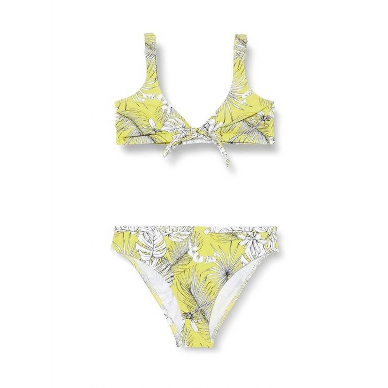 Ensemble deux pièces fille floral - Brassière à volant et culotte taille  haute, 6 à 16 ans