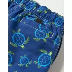 Boardshort bleu imprimé tortues 6-16 ans | Maillots de Bain Haute Pression