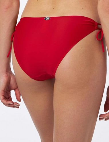 Bikini haut armature et culotte classique rouge, Bonnet C, 36 au 46