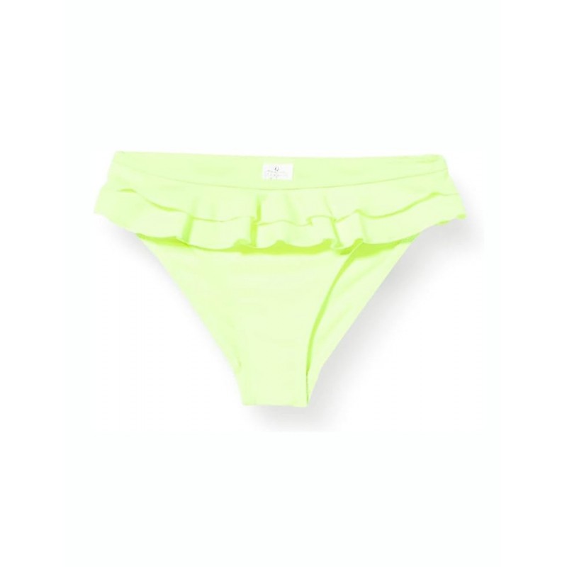 Culotte de bain bébé et fillette jaune fluo 12 mois-8 ans