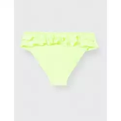Culotte de bain bébé et fillette jaune fluo 12 mois-8 ans