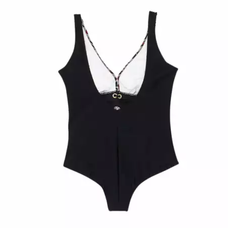 Maillot 1 pièce motif géométrique gainant - Bonnet C du 38 au 60
