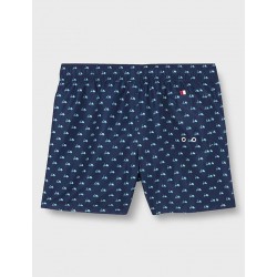 Boardshort homme marine imprimé scooter - tailles S-XXL