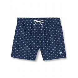 Boardshort homme marine imprimé scooter - tailles S-XXL