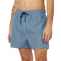 Boardshort homme imprimé géométrique marine, tailles S-XXL