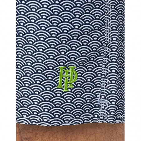 Boardshort homme imprimé vagues marine - tailles S-XXL