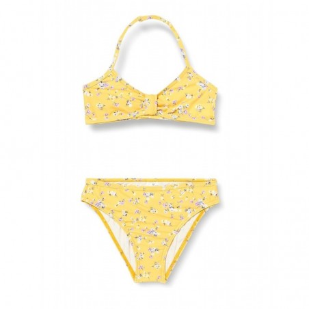 Maillot De Bain Deux Pièces Fille - Brassière Et Culotte Classique - Vert Clair Uni - Taille 14 Ans - 12