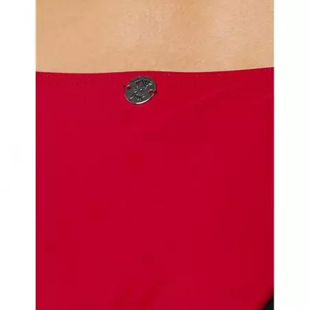 Bas de maillot de bain menstruel rouge taille basse Bali du 36 au 46