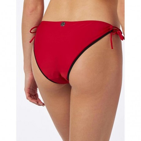 Bas de maillot de bain menstruel rouge taille basse Bali du 36 au 46