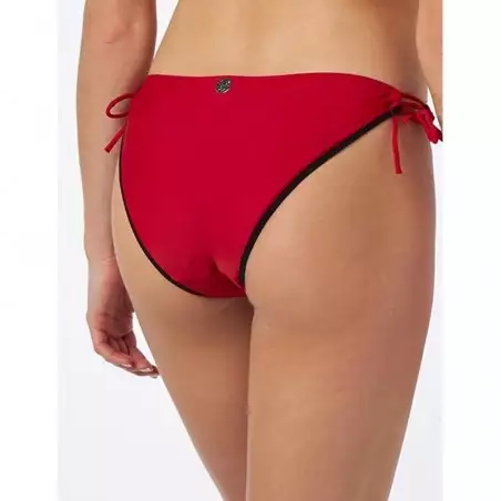 Bas de maillot de bain menstruel rouge taille basse Bali du 36 au 46