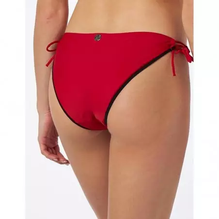 Bas de maillot de bain menstruel rouge taille basse Bali du 36 au 46