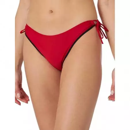 Bas de maillot de bain menstruel rouge taille basse Bali du 36 au 46