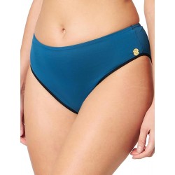 Culotte de maillot de bain menstruel marine taille haute Tahiti du 38 au 48
