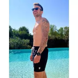 Boardshort Surf Homme Uni Noir - Disponible du S au XXL - Confort & Style