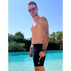 Boardshort Surf Homme Uni Noir - Disponible du S au XL - Confort & Style