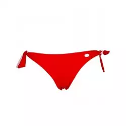 Bas de maillot de bain femme brésilien tanga uni rouge