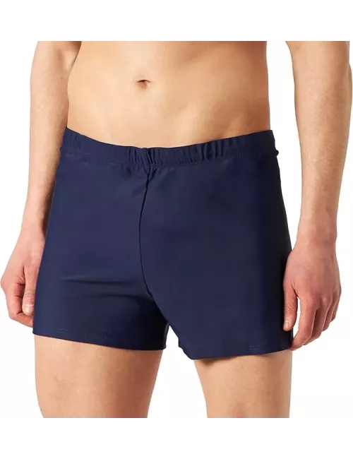 Boxer de bain uni marine du 38 au 60