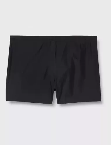 Boxer de bain homme uni noir permanent basic et sport