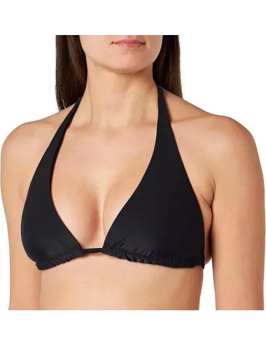 Haut de Bikini Triangle Noir – Style Épuré pour Plage et Piscine