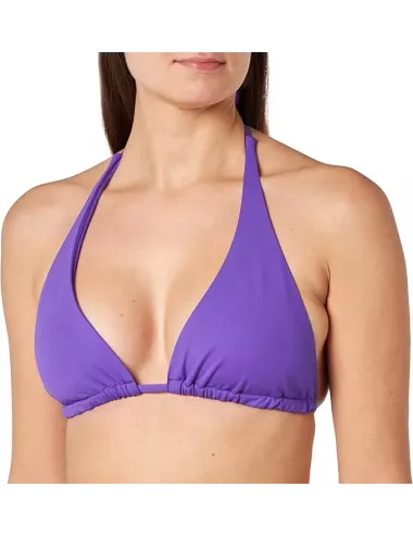 Haut de Bikini Triangle violet – Style Épuré pour Plage et Piscine