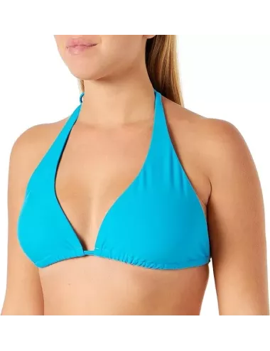 Haut de Bikini Triangle turquoise – Style Épuré pour Plage et Piscine
