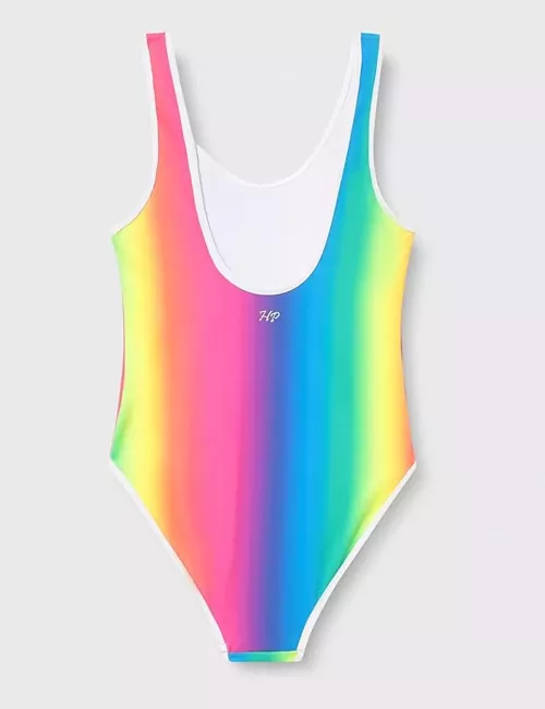 Maillot de bain fille 1 pièce arc en ciel - 6 à 16 ans