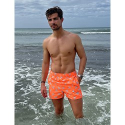 Short de bain imprimé...
