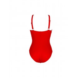 Maillot de bain uni rouge 1...