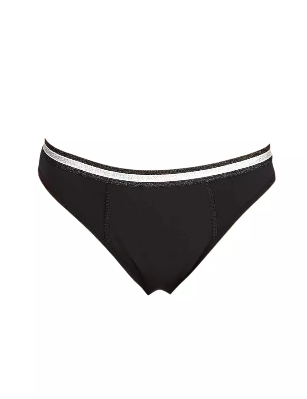 Culotte bain menstruelle ado noire piscine 12-16 ans