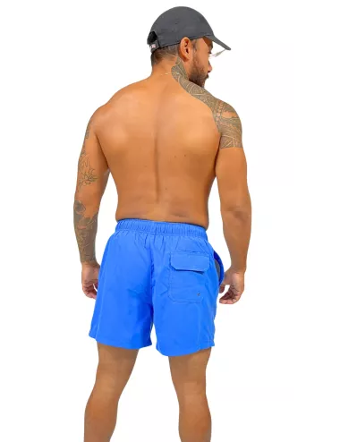 Maillot de bain homme bleu effet étoile de mer du S au XXL